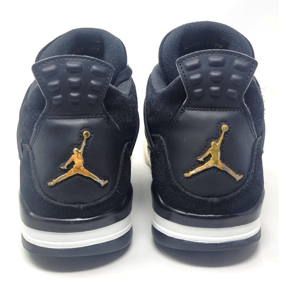 Jordan 4 Retro Royalty Men's Size 11 Black Gold Sneakers 308497-032 - Picture 9 of 11